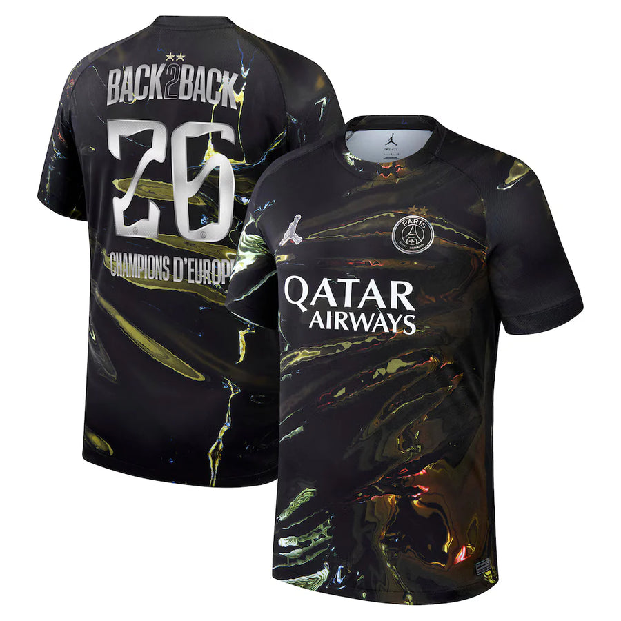 MAILLOT PSG Night Edition 25/26 - Flocage Champions d'Europe - 26