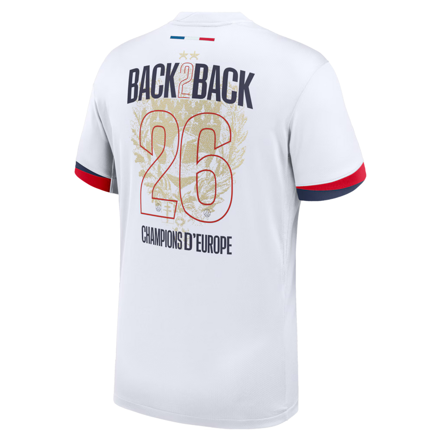 MAILLOT PSG Extérieur 25/26 - Flocage Champions d'Europe - 26