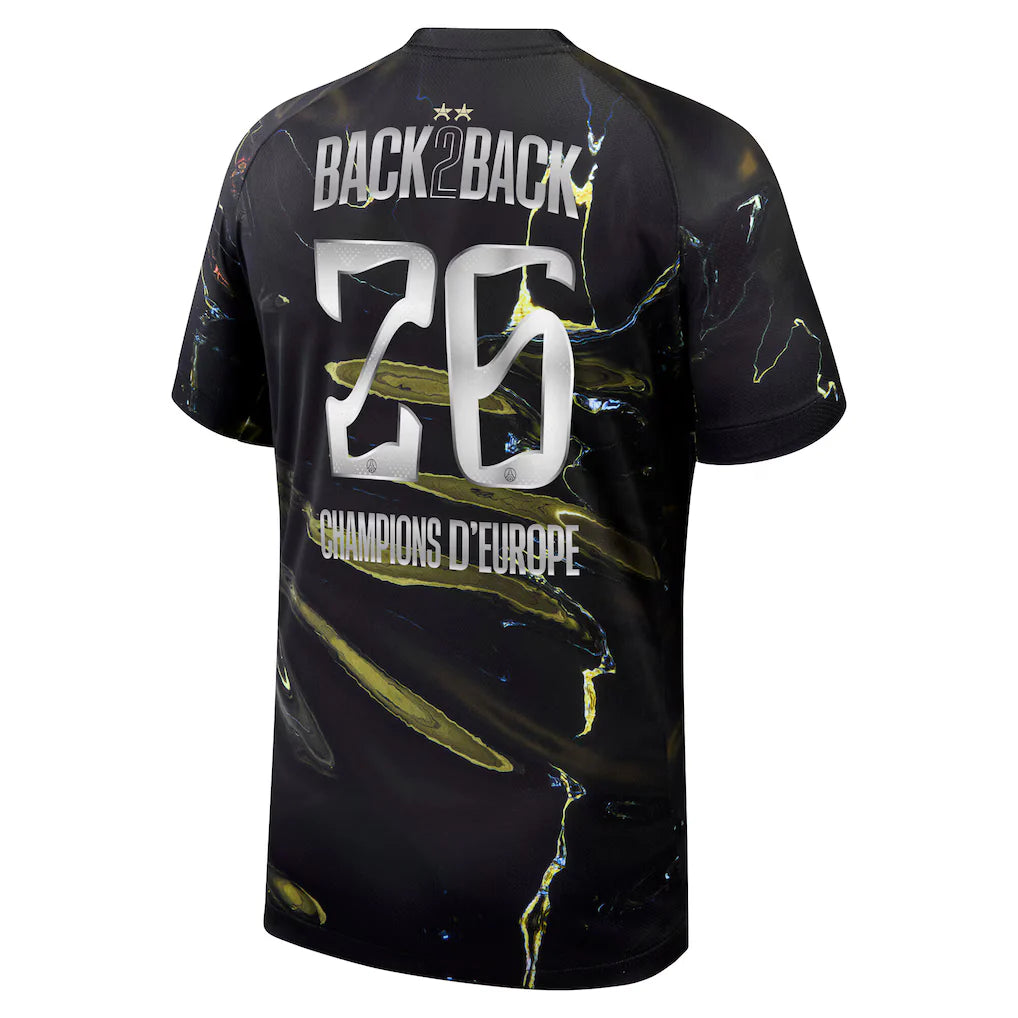 MAILLOT PSG Night Edition 25/26 - Flocage Champions d'Europe - 26